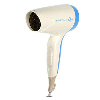 Agaro HD-6501 1000-Watt Hair Dryer with 2 Speed Control & Balanced Heat Flow (Blue)