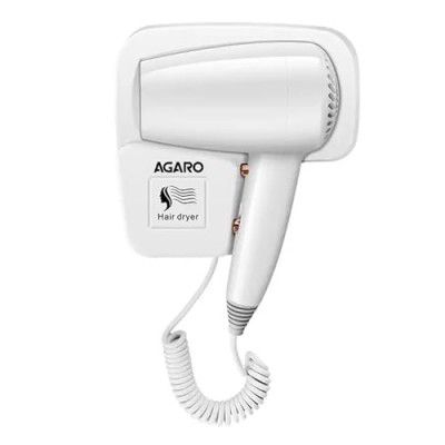 AGARO HD1417 Wall Mounted Hair Dryer 1400W, Electric Wall Mount Hair Dryer