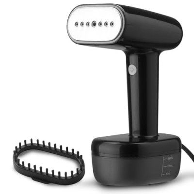 AGARO Icon Handheld Garment Steamer, Horizontal & Vertical Use, Fast Heat, Ceramic Coated Steam Nozzle, 1800W, 260 ML Water Tank