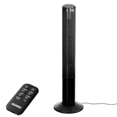 AGARO Imperial Oscillating Tower Fan, 40 Inches, 3 Speed, 2 Modes, Electric Standing Fan