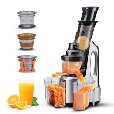 AGARO Imperial Slow Juicer, Professional Cold Press Whole Slow Juicer, 240 Watts Power Motor