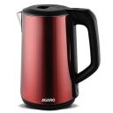 AGARO Insignia Electric Kettle, 1.8L, Double Layered Kettle, Portable, Red...