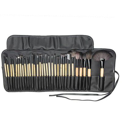 AGARO Makeup Brush Set With PU Leather Case (32 Pieces)