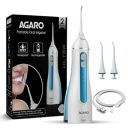 AGARO Oral Irrigator, Portable, Cordless & Rechargeable, 4 Cleaning Modes, IPX7 Waterproof with 200ml Watertank, Flossing at Home & Travel, Oral Flosser...