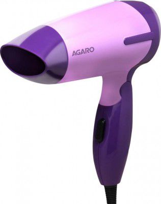AGARO Prima Hair Dryer with Copper Motor, 2 Speed (1000 W, Purple)