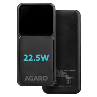 AGARO Regency Power Bank 10000 mAh, 22.5W Power Delivery for Smartphones