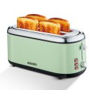 AGARO Royal 4 Slice Stainless Steel Pop Up Toaster 1450 Watts...