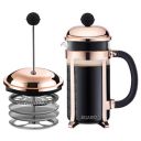 AGARO Royal French Press Coffee And Tea Maker, Borosilicate Glass Body With Sleeves, Glass Carafe, BPA Free Plastic Lid Strainer, 600Ml...