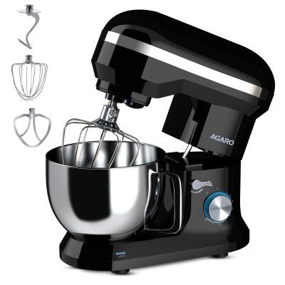 AGARO Royal Stand 1000W Mixer with 5L SS Bowl and 8 Speed Setting (33554)