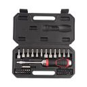 AGARO Screwdriver bits Set (46-Pieces), Red & Black (33517)...