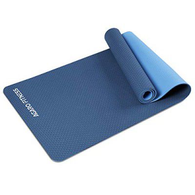 AGARO TPE Yoga Mat for Women & Men Purple & Pink Color