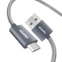 AGARO USB-A to Type C Cable, Unbreakable Braided Cable, 3A Fast Charging, Compatible (3.2Ft), 480 Mbps Data Transmission