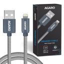 AGARO USBA to Lightning Nylon Braided 1.2M Cable...