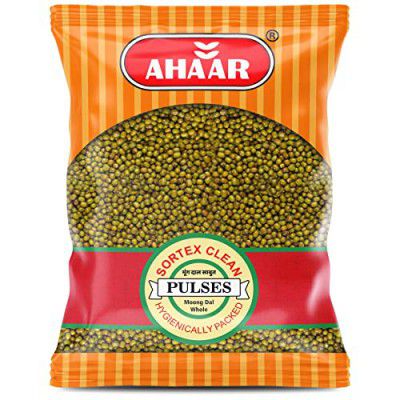 Ahaar Green Moong Dal Whole 1Kg