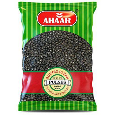 Ahaar Premium Urad Whole Dal, 500g