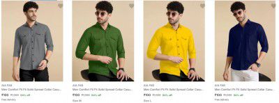 Aia Fab Casual Shirts Upto 94% Off