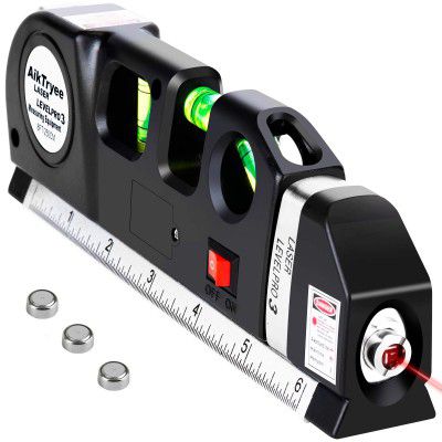 AikTryee Multipurpose ABS Laser Level Line Tool Kit | Standard Cross