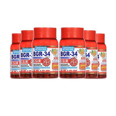 AIMIL BGR-34 Herbal Metaboliser Tablets (Pack of 6)
