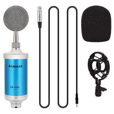 AIMONT BM3000 Professional Sound Dynamic Mic Studio Recording Condenser Microphone