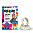 AIPL BOPP Packaging Clear Tape - 18MM x 50 Meter| Pack of 16 | for Packaging, Decorating and DIY works...