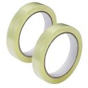 AIPL BOPP Packaging Clear Tape - 24MM x 50 Meter| Pack of 2 | for Packaging, Decorating and DIY works...