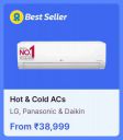 Hot & Cold Air Conditioners from @ Rs. 38999  in Flipkart Big Billion Days Sale....