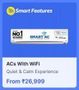  Air Conditioners with WIFI from Rs. 26999  in Flipkart Big Billion Days Sale....