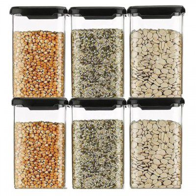 Air Tight Kitchen Storage Containers Set of 6,1200 ML Capacity