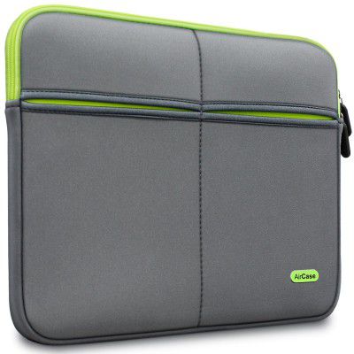 AirCase 11.6-Inch Laptop Sleeve, Premium, Designer, Suave, 6-MultiUtility Pockets