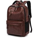 AirCase C34-13 Inch/ 14 Inch/15.6 Inch Premium Vegan Leather Laptop Backpack for Men & Women (Tan)- 25 Ltrs...