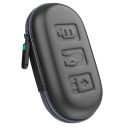 AirCase Earphone Carrying Case with Shockproof EVA Foam (Grey Zip)...