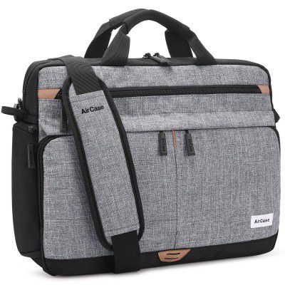 AirCase Office Sling Messenger Bag fits upto 15.6 Laptop/Macbook, Detachable Shoulder Strap