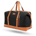 AirCase Canvas Designer Sling Duffle Bag with PU Leather, Detachable Shoulder Strap...