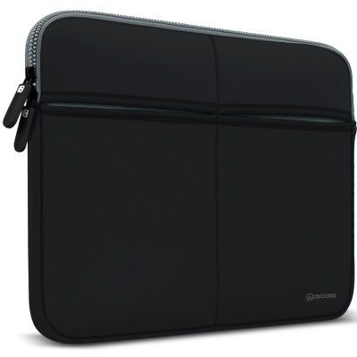 AirCase Premium Laptop Bag with 6 Pockets fits Upto 14.1" Laptop Black- 6 Months Warranty