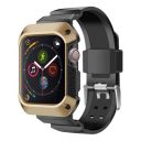 AirCase Rugged Protective Case with Strap for Apple Watch Series 4/3 / 2/1, 40mm 38mm (Gold)...