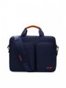 AirCase Unisex Navy Blue 13.3 Inch/14 Inch Messenger Laptop Bag with Shoulder Strap...