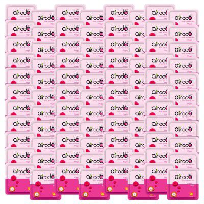 Airodo Dual Technology Magic Rose Power Pocket | Power Gel Air Freshener - Bathroom and Toilet | Room freshener Lasts Up to 30 Days | Kill Bacteria & Virus | 24h Protection | Assorted Pack of 88