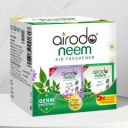 AIRODO Lavender, Jasmine Blocks Neem Bathroom Air Freshener Assorted Blocks  30 Days Long Lasting(4x50gm)  (200 g)...