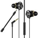 (Renewed) AirSound A200 Pro Dual Driver Gaming Earphone with Dual Mic & 3D Stereo Sound for iPhone & Android, MacBook, Tablets, PC, Laptop...