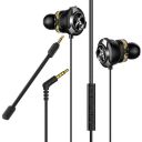 AirSound A200 Pro Dual Driver Gaming Earphone with Dual Mic & 3D Stereo Sound for Android, Tablets, PC, Laptop...