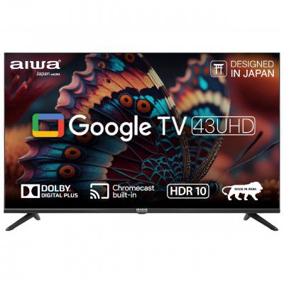 Aiwa (43") 4K Ultra HD | Google TV | Smart TV | AS43UHDX1 GTV