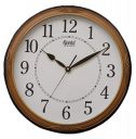 Ajanta 2977A.P Quartz Vintage Plastic Wall Clock (13 Inch, Matt Wood)...