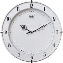 Ajanta - 897 - WHITE Plastic Wall Clock (28 cm x 28 cm x 3.5 cm, White)...