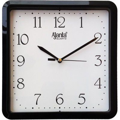 Ajanta Plastic Abstract Wall Clock