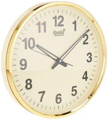 Ajanta Quartz Wall Clock (32 Cm X 32 Cm X 3.5 Cm)