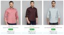 Ajio : UP TO 79% OFF |  Allen Cooper Men's Shirts...