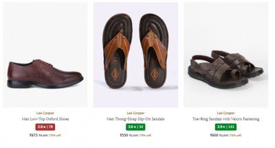 Ajio: Upto 70% OFF On LEE COOPER LEATHER FOOTWEAR Start At Rs.450