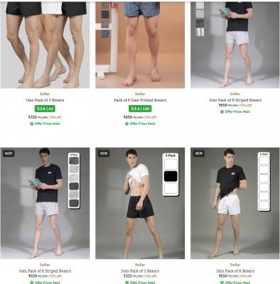 Ajio Loot : Flat 75% OFF - Dollar Clothing | Starts At Rs.235