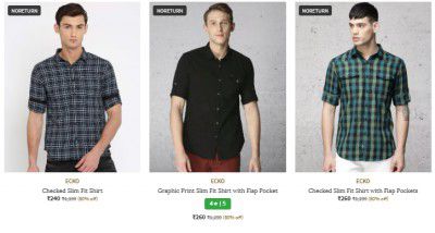 Ajio Loot : Ecko Men's Shirt Start at ₹360