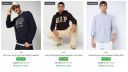 AJIO Loot : Flat 75% Off On GAP Men Clothing...